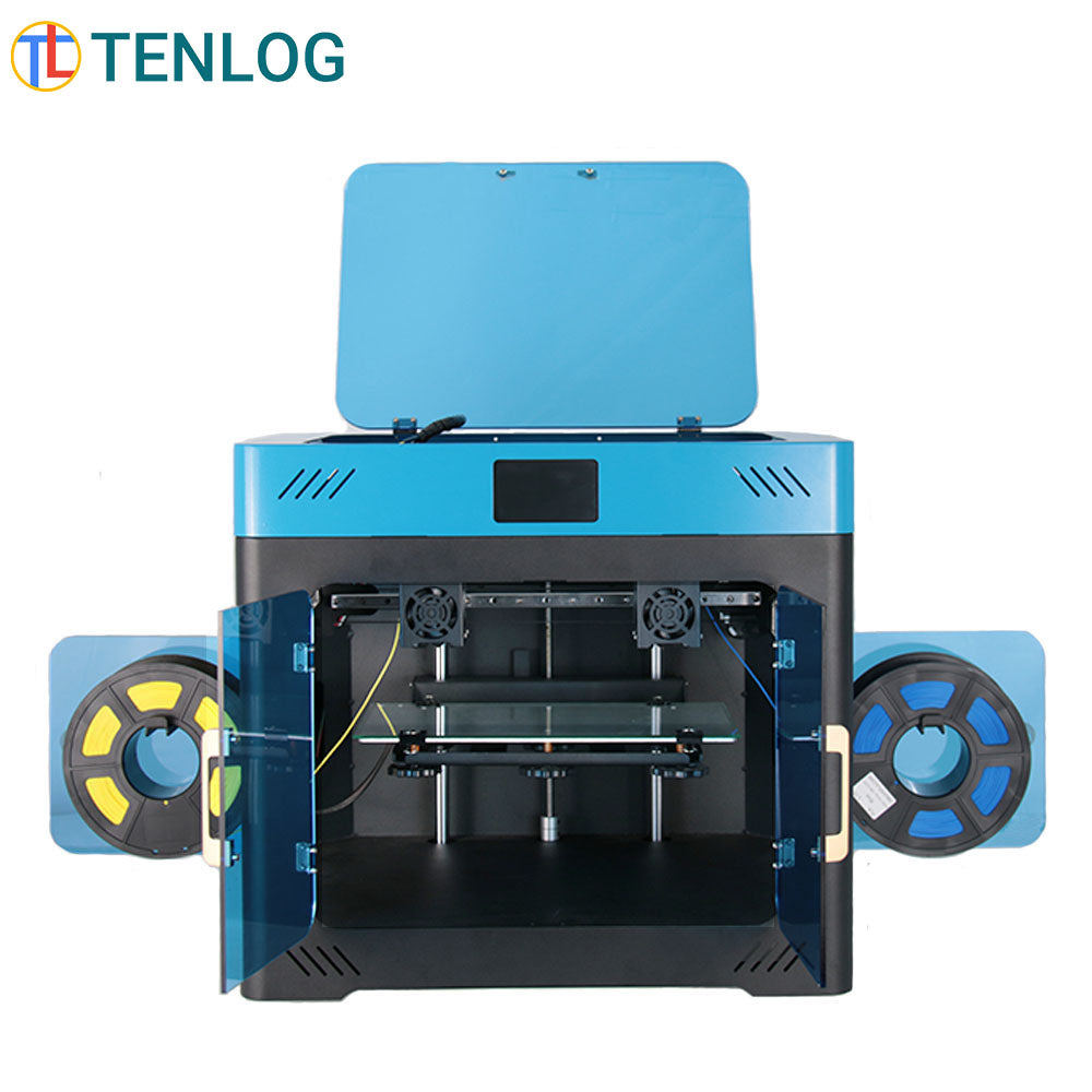 TENLOG TL M3 V2 independent dual extruder 3D printer, all in one machine without installation, 300 degree high temperature nozzle, BMG extruder, 2209 silent motherboard high-speed